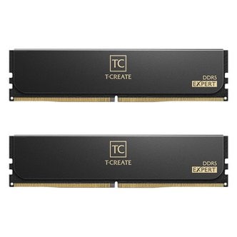 팀그룹 [서린공식] TEAMGROUP T-CREATE DDR5-6000 CL30 EXPERT 블랙 패키지 32GB(16Gx2)