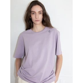 LETTER T-SHIRTS (DUSTY LAVENDER)