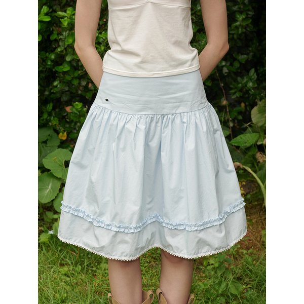 lotsyou_April Mid Skirt Blue