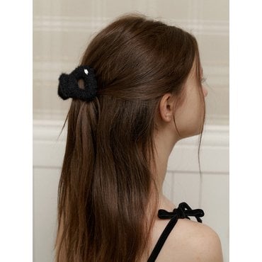 카인더베이비 [단독] fur black cubic point hair claw