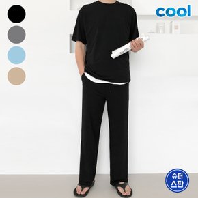 제이지컴퍼니 남성용 SET!  아이스 쿨 원단 대박 스판 냉감소재 반팔 긴바지 상하의세트