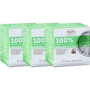 로네펠트 바이오 오가닉 100% 레몬 그린 15티백 3팩 Lemon flavored green tea