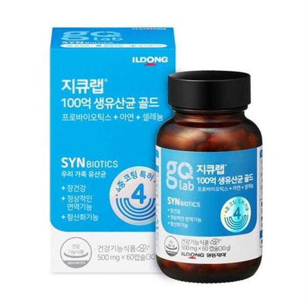 지큐랩 100억 생유산균 골드 60정 1박스 (S16293511)