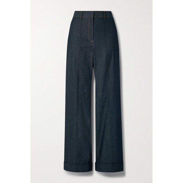 아담 립스 High-rise Wide-leg Jeans 인디고 블루 25185454456076364