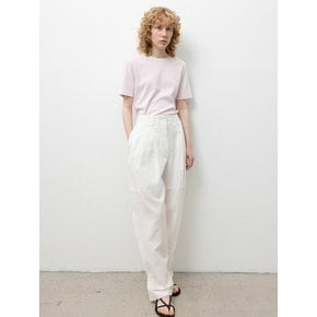 Binding Neck T-Shirts_Pink