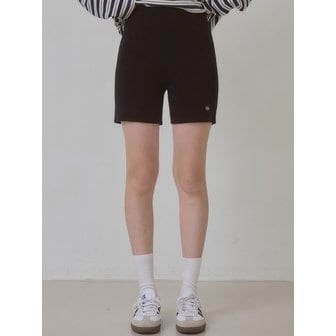 에브레 니트쇼츠팬츠_BLACK