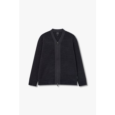 ARMANI EXCHANGE AX 남성 스트라이프 집업 니트 가디건- 네이비(A414332003)