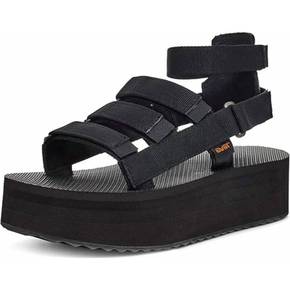 5031814 Teva Womens Flatform Sandal In Black