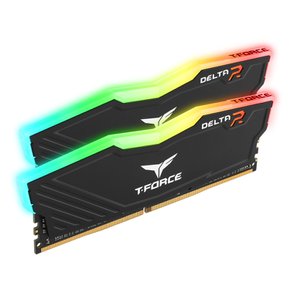 [서린공식] TEAMGROUP T-Force DDR4-3600 CL18 Delta RGB 블랙 패키지 32GB(16Gx2)