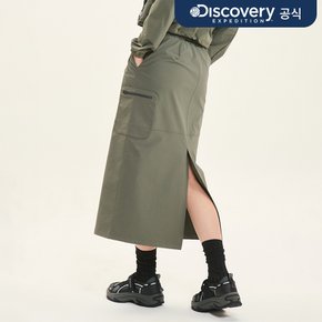 여성 우븐 트레이닝 스커트 (D.KHAKI)_