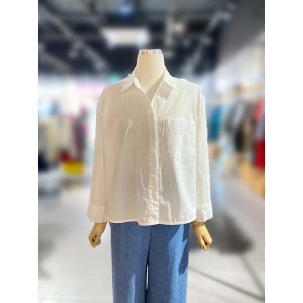 [여주점] 베이직 코튼 포켓 셔츠 (BABLB6631)