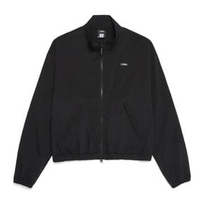 [여주점] N251WFT020 여성 실키 스트레치 스탠드넥 풀집업 블랙