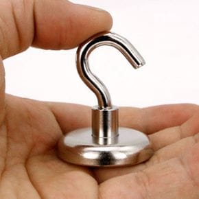 초강력 자석 후크 냉장고 철제 부착식 자석고리 자석 후크 부착식 고리 걸이 냉장고
