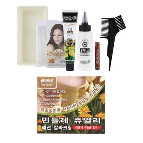 [뷰티풀마인드] 황금빛 브라운 매혹적 민들레 염색약 60g 골드브라운 (S11516041)