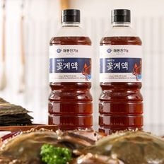 [해동찬가] 프리미엄 꽃게액 1050ml x 2병[34709651]