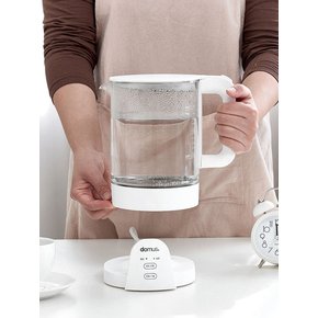 도무스 디지털 강화유리 1.5L 글라스 전기포트 티포트 DK-HF018