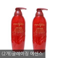 (2개)레드플로 동백 헤어 글레이징 에센스 500ml