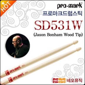 드럼스틱 Promark SD531W 제이슨본햄 우드팁