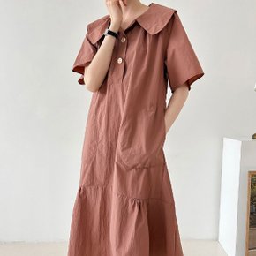 H스타일(NC)23-81반팔카라원피스 여름 여성 원피스 OPS 반팔 데일리 데이트룩 오피스룩 홈웨어