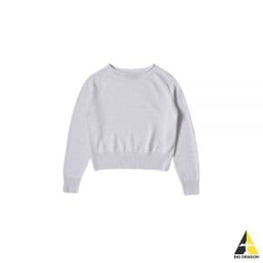 24 ROLLED EDGE JUMPER - white (WOKN0521S24KDD WHI) (롤 엣지 점퍼 니트)