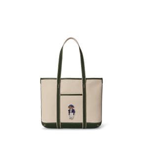 여성 폴로 베어 캔버스 스몰 쇼퍼 토트(WAPOBAG0G620535101)