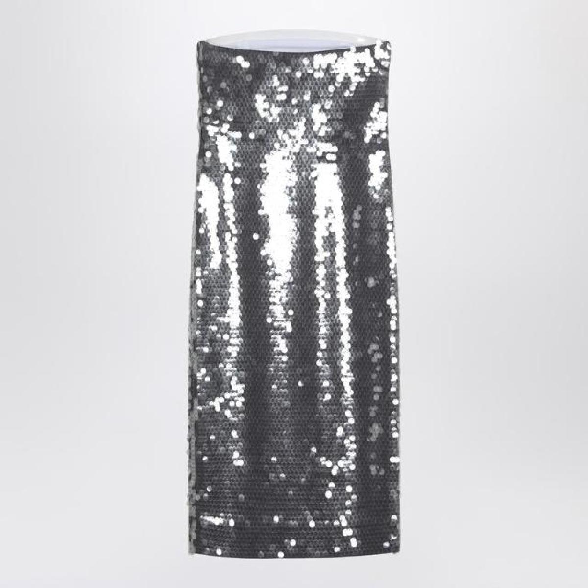 ワンピース SPORTMAX MIDI DRESS WITH GRADIENT SEQUIN EFFECT Max Mara Sportmax MIDI Dress With Gradient Sequin Effect