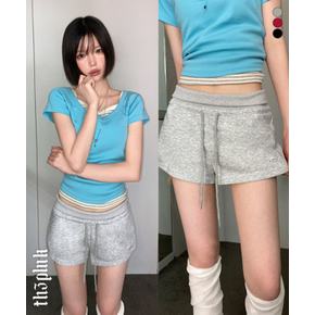 / 코핀 폴딩 벤딩 스트링 펜던트 숏팬츠 반바지