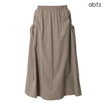 ab.f.z 사이드 리본끈 밴딩 플레어 스커트 (AFZ5MS32A)