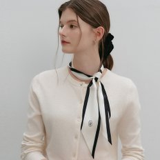 일리노어 실크 스카프_화이트 / ELEANOR SILK SCARF_WHITE