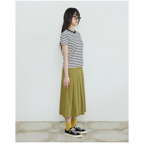 [꼬모니노즈] 여성 W PLEATS WIDE PANTS [2COLOR]