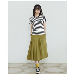 [꼬모니노즈] 여성 W PLEATS WIDE PANTS [2COLOR]