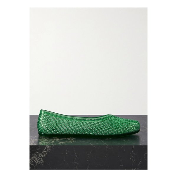 이로 Pvc 발레리나 플랫 그린 46376663162863520
