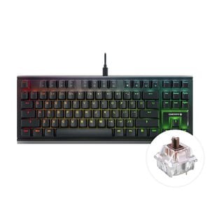 CHERRY 체리 MX 1.1 TKL RGB 텐키리스 게이밍 기계식 키보드 블랙 갈축