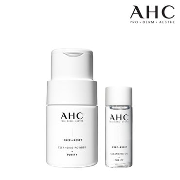 AHC 프렙리셋 클렌징파우더 40g+클렌징오일 20ml