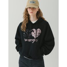 (W) Unicorn Fleece Hoodie Black