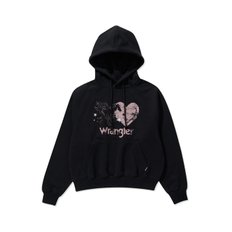 (W) Unicorn Fleece Hoodie Black