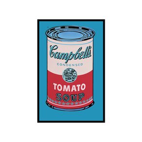 그림액자 Colored Campbells soup Can 1965 (pink & red), 앤디 워홀