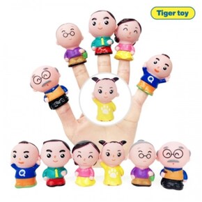 티거토이 소프트 손가락인형-6인 가족