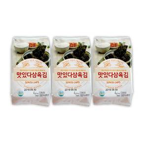 삼육김 재래 3단 도시락(4gx3봉)x24팩/ 박스