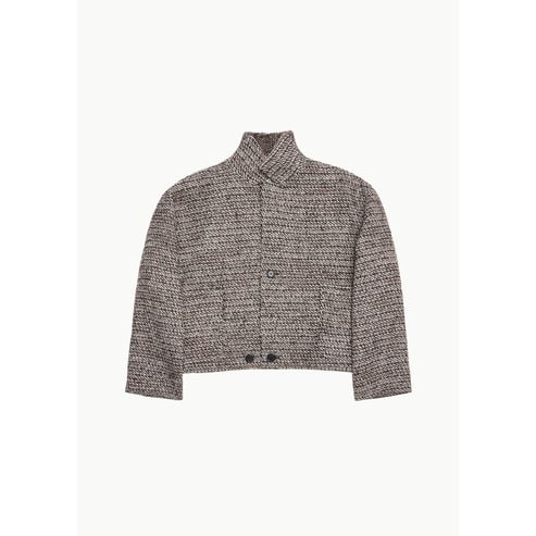 샵아모멘토 블레스 25FW Work Jacket, Black White Red
