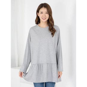 엄마옷 티셔츠 라운드 롱티 무지 레이어드 MQG129498 마담 미시 중년여성 빅사이.._P437762084