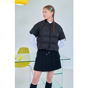 DUCK DOWN SHORT SLEEVE JACKET_Black