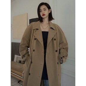 COTTON OVERSIZED TRENCH COAT