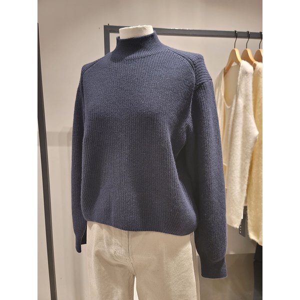 [여주점] 울 캐시 블렌드 모크넥 니트(SAKP63461)