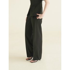 semi wide chic pants_black