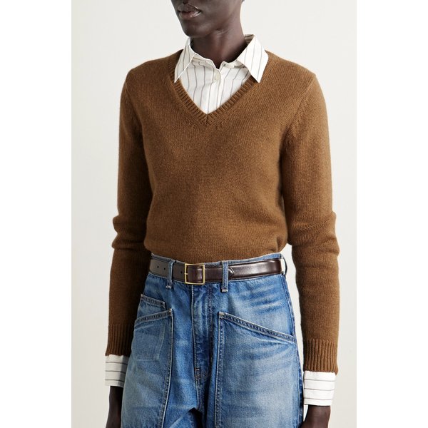 닐리 로탄 가브리엘 초콜릿 가죽 벨트 46376663162970701