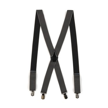 예작 [서스펜더] X자형 트윌 패턴 멜빵 YJESFB184GY