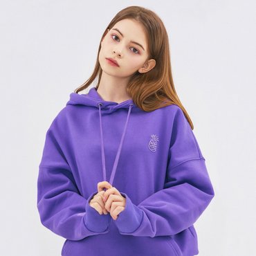 핑크파인애플 SMALL MONO HOODIE_VIOLET