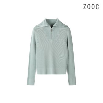 ZOOC 반집업 카라 골지 니트 SB_V241KSK904