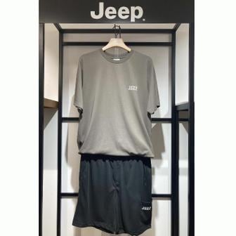 Jeep 지프 아웃도어 반팔티 반바지트레이닝 세트8 JP2TSU3959958